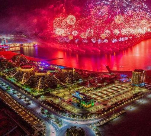 Saudi Arebia Night Show Fireworks